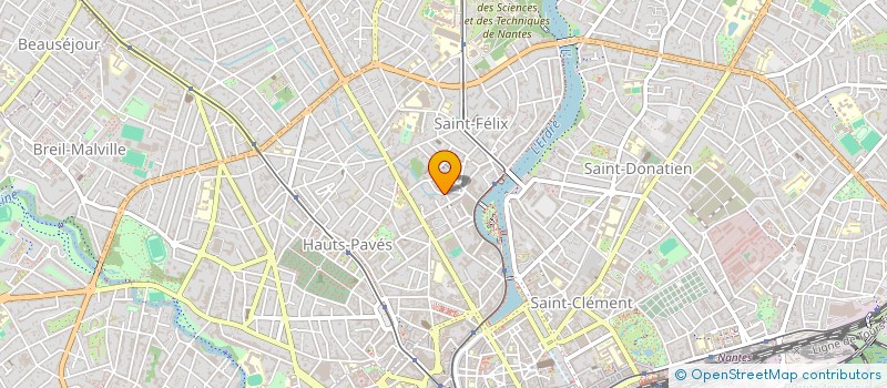 localisation de l'entreprise LES RAID'PETILLANTES à NANTES