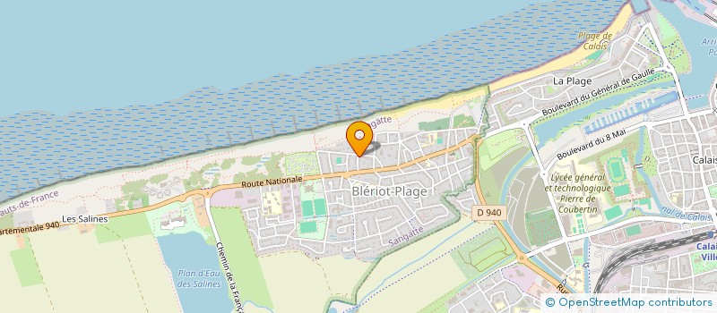 localisation de l'entreprise LES RAIDERS ANSERIENS  SANGATTE