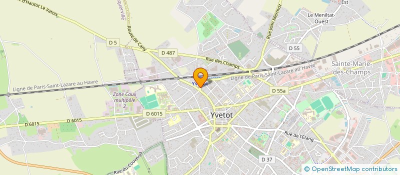 localisation de l'entreprise LES RAIDEURS CAUCHOIS à YVETOT