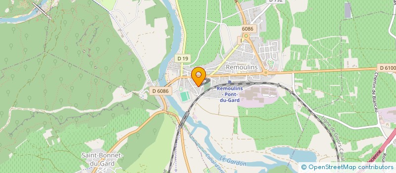 localisation de l'entreprise LES RAIDEUSES DU DIMANCHE  REMOULINS