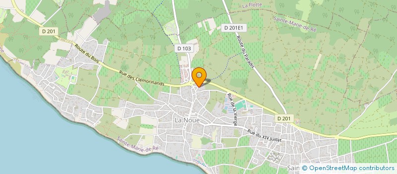 localisation de l'entreprise LES RAIDS TROTTERS  SAINTE-MARIE-DE-RE