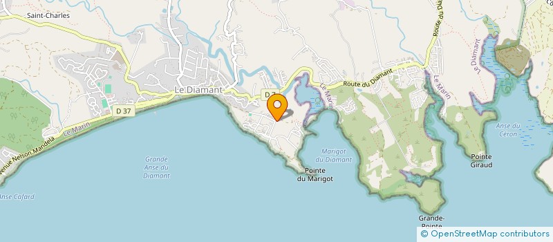 localisation de l'entreprise LES RAISINIERS 2  LE DIAMANT