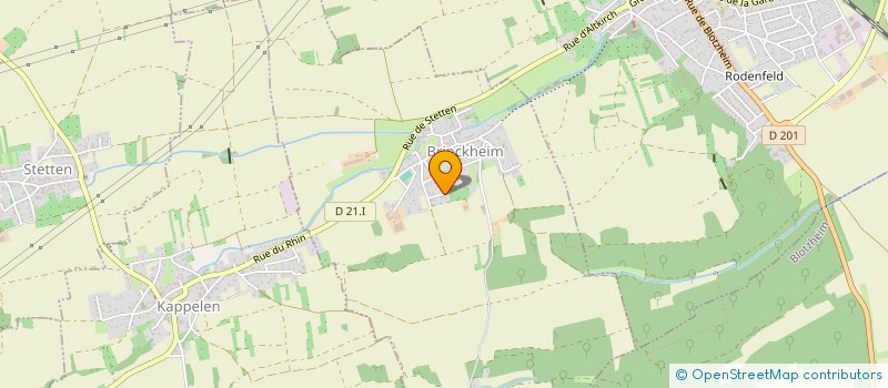 localisation de l'entreprise LES RAISINS D'OR  BRINCKHEIM