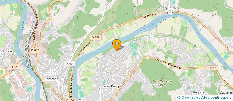 localisation de l'entreprise LES RAISINS VOLANTS  CAHORS