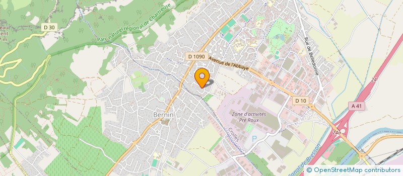 localisation de l'entreprise LES RAISONNEURS DE PIERRE  CROLLES