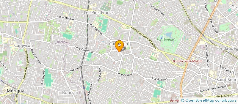 localisation de l'entreprise LES RALLYS  BORDEAUX