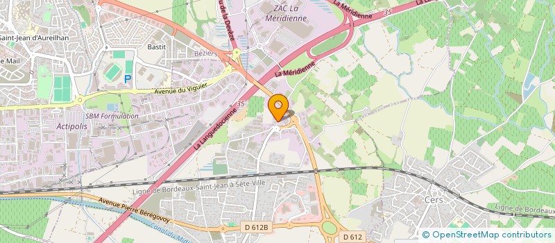 localisation de l'entreprise LES RAMEAUX à VILLENEUVE-LES-BEZIERS