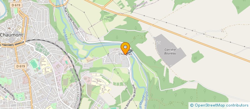 localisation de l'entreprise LES RAMIERS à CHAMARANDES-CHOIGNES