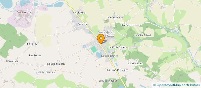 localisation de l'entreprise LES RAMONEURS DU M'NE (RDM) à LE MENE