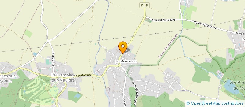 localisation de l'entreprise LES RAMONEURS YVELINOIS à JOUARS-PONTCHARTRAIN