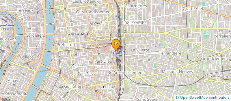 localisation de l'entreprise LES RANAUDES  LYON