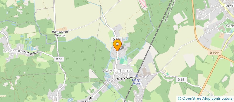 localisation de l'entreprise LES RANDONNEES PEDESTRES AULNOIS SS LAON à AULNOIS-SOUS-LAON