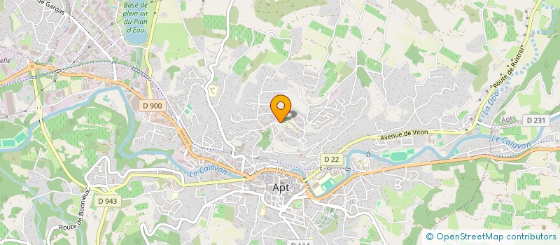 localisation de l'entreprise LES RANDONNEURS APTESIENS  APT