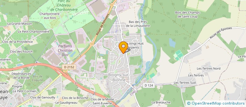 localisation de l'entreprise LES RANDONNEURS BOIGNACIENS à BOIGNY-SUR-BIONNE
