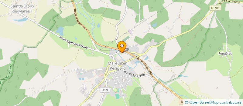 localisation de l'entreprise LES RANDONNEURS DE LA BELLE  MAREUIL EN PERIGORD