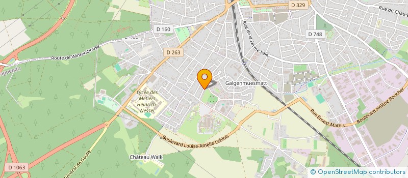 localisation de l'entreprise LES RANDONNEURS DE LA MODER  SCHWEIGHOUSE-SUR-MODER