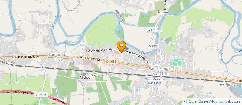 localisation de l'entreprise LES RANDONNEURS DE PUYNORMAND  PUYNORMAND