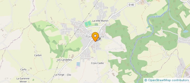 localisation de l'entreprise LES RANDONNEURS DES CHAOS  PLAINE-HAUTE