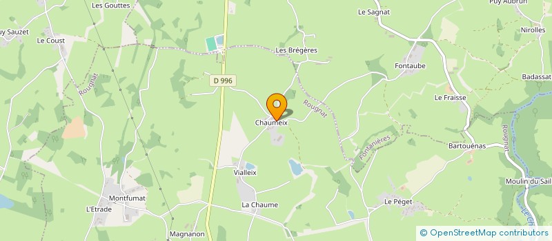 localisation de l'entreprise LES RANDONNEURS DES COMBRAILLES  ROUGNAT