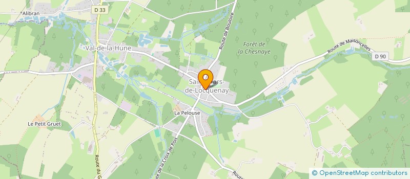 localisation de l'entreprise LES RANDONNEURS DES VALS  VAL-DE-LA-HUNE