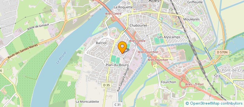 localisation de l'entreprise LES RANDONNEURS DU PAYS D ARLES à ARLES