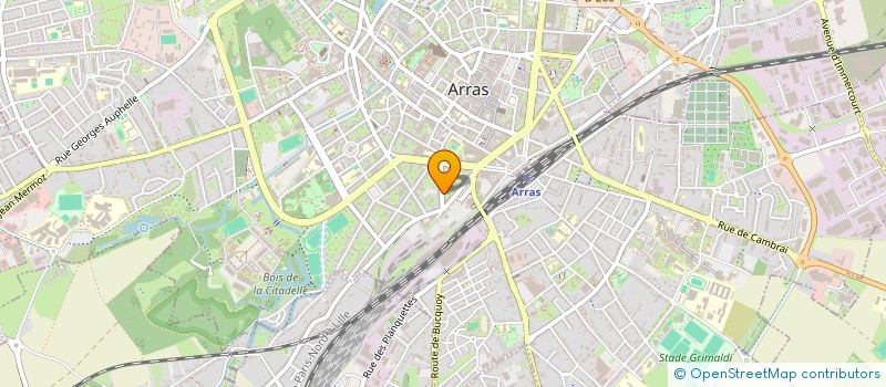 localisation de l'entreprise LES RANDONNEURS DU PAYS D ARTOIS à ARRAS