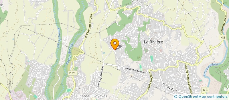 localisation de l'entreprise LES RANDONNEURS DU SUD à SAINT-LOUIS