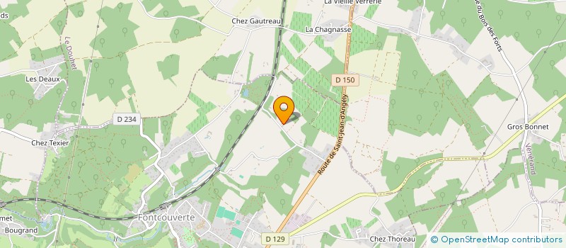 localisation de l'entreprise LES RANDONNEURS  GALOPS ROMAINS  FONTCOUVERTE