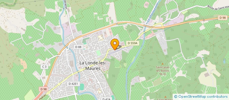 localisation de l'entreprise LES RANDONNEURS LONDAIS à LA LONDE-LES-MAURES