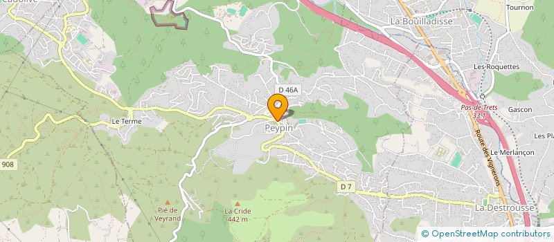 localisation de l'entreprise LES RANDONNEURS PEYPINOIS  PEYPIN