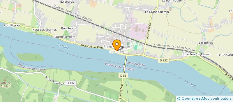 localisation de l'entreprise LES RANDOS DE SAINT MATH  LOIRE-AUTHION
