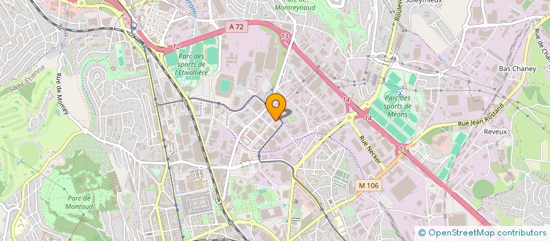 localisation de l'entreprise LES RANGERS DU RISQUE  SAINT-ETIENNE