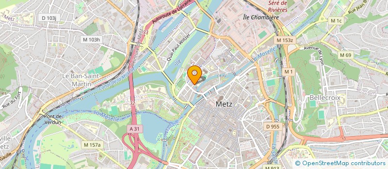 localisation de l'entreprise LES RAOUDIS - EDITION à METZ