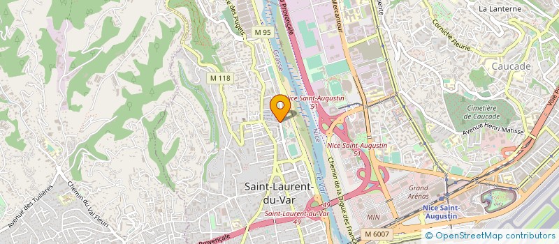 localisation de l'entreprise LES RAPIDES LAURENTINS à SAINT-LAURENT-DU-VAR