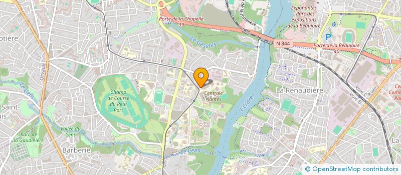 localisation de l'entreprise LES RATBATTES à NANTES
