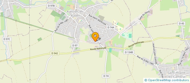 localisation de l'entreprise LES RATONS LAVEURS FRANCE-MONDE ONG  AVESNES-LES-AUBERT