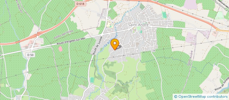 localisation de l'entreprise LES RATOULIS 2  SAINT-ANDRE