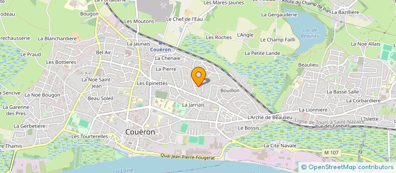localisation de l'entreprise LES RATS DES VILLES à COUERON