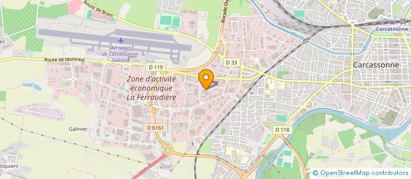 localisation de l'entreprise LES RAVALEMENTS 2000  CARCASSONNE