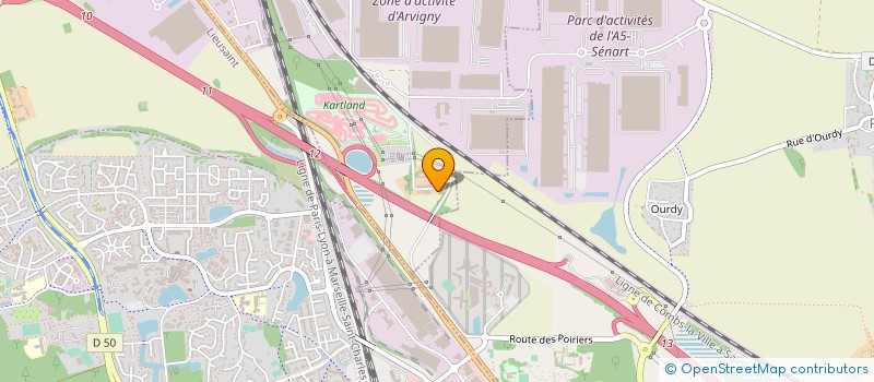 localisation de l'entreprise LES RAVALEURS FRANCILIENS à MOISSY-CRAMAYEL