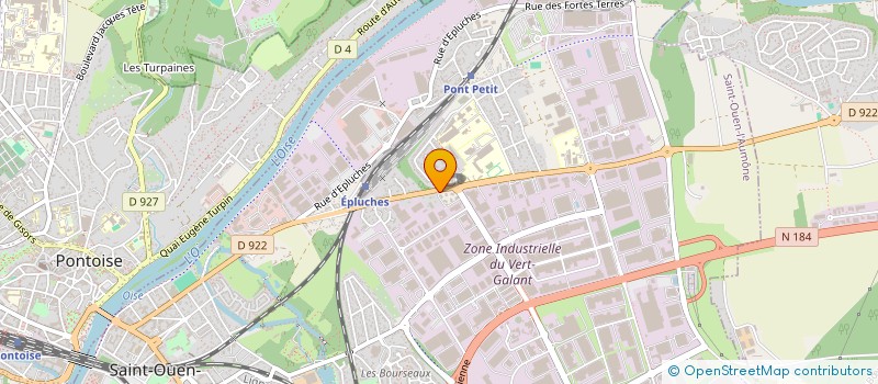 localisation de l'entreprise LES RAVALEURS PARISIENS  SAINT-OUEN-L'AUMONE