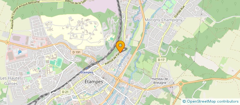 localisation de l'entreprise LES RAVALEURS PARISIENS à ETAMPES