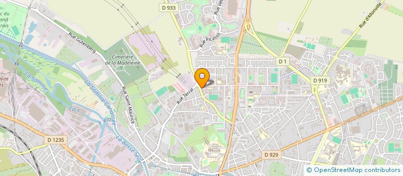 localisation de l'entreprise LES RAVEN'S CHEER D'AMIENS  AMIENS