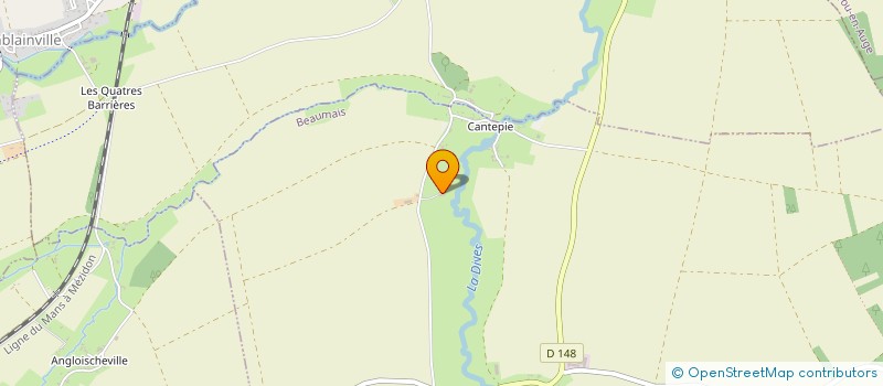 localisation de l'entreprise LES RAVENALAS BLEUS  BEAUMAIS