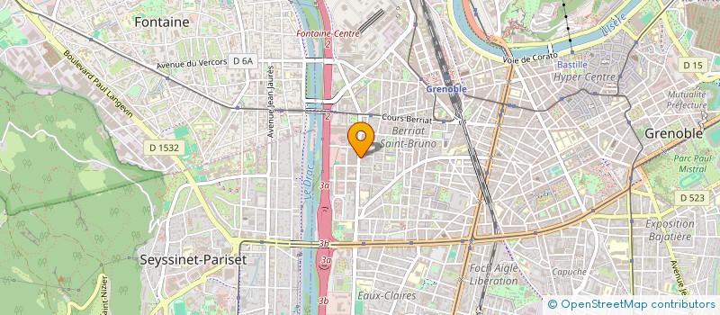 localisation de l'entreprise LES RAVISSANTES à GRENOBLE