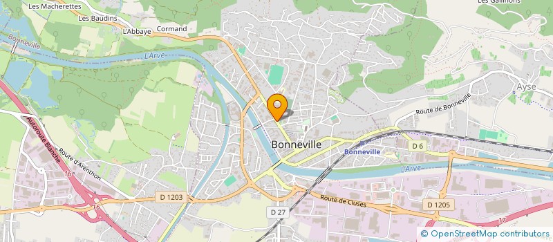 localisation de l'entreprise LES RAY ACTIFS à BONNEVILLE