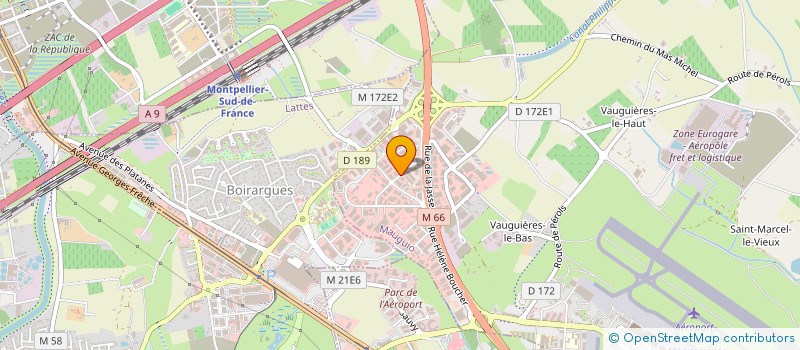 localisation de l'entreprise LES RAYNAUX SCI  MAUGUIO