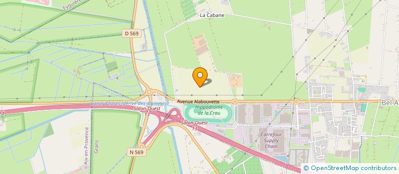 localisation de l'entreprise LES RAYONS DU SOLEIL à SALON-DE-PROVENCE
