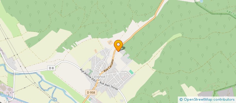localisation de l'entreprise LES RAYS à VIGNOT
