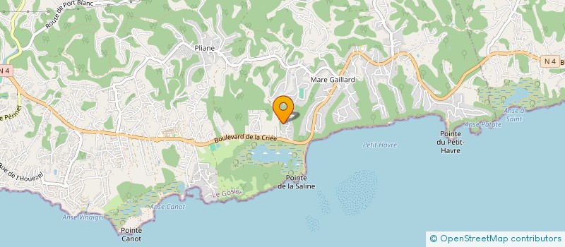 localisation de l'entreprise LES RAZACS à LE GOSIER